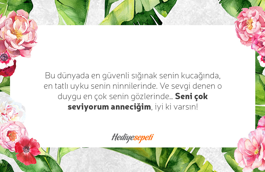 anne ile ilgili güzel sözler