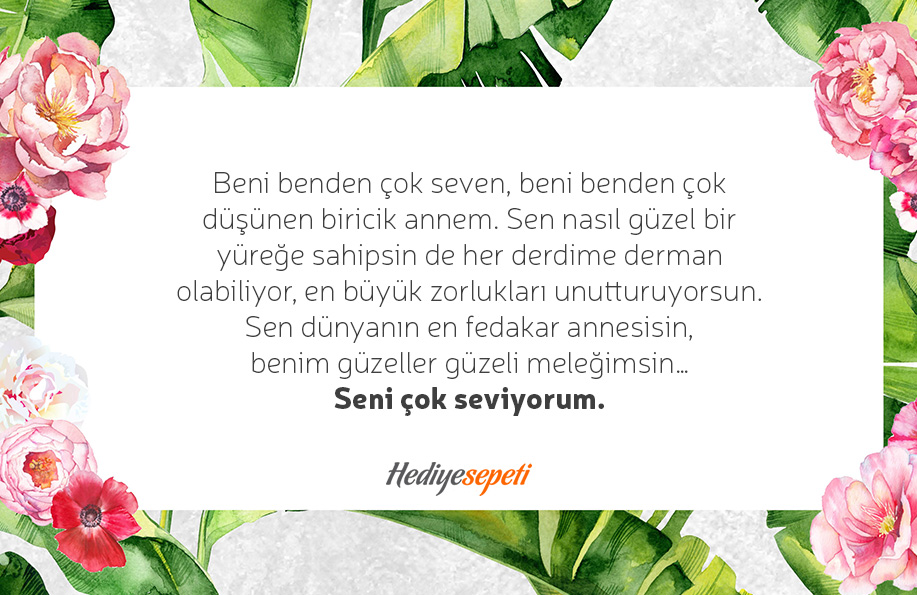 anneler için güzel sözler