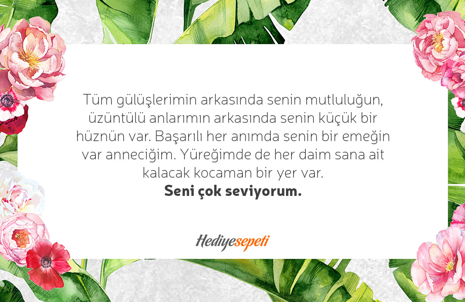 anneler için güzel sözler