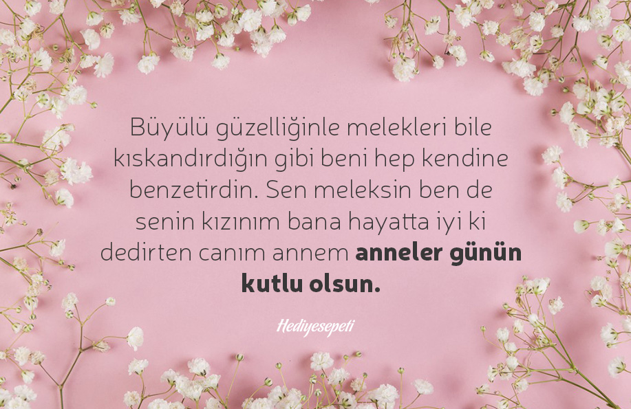 anneler günü resimli mesajı