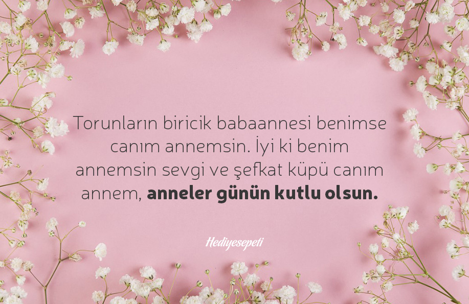 anneler günü resimli mesajı