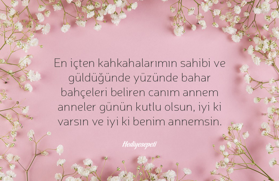 anneler günü resimli mesajı