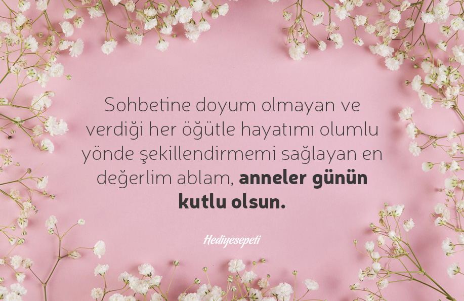 anneler günü resimli mesajı