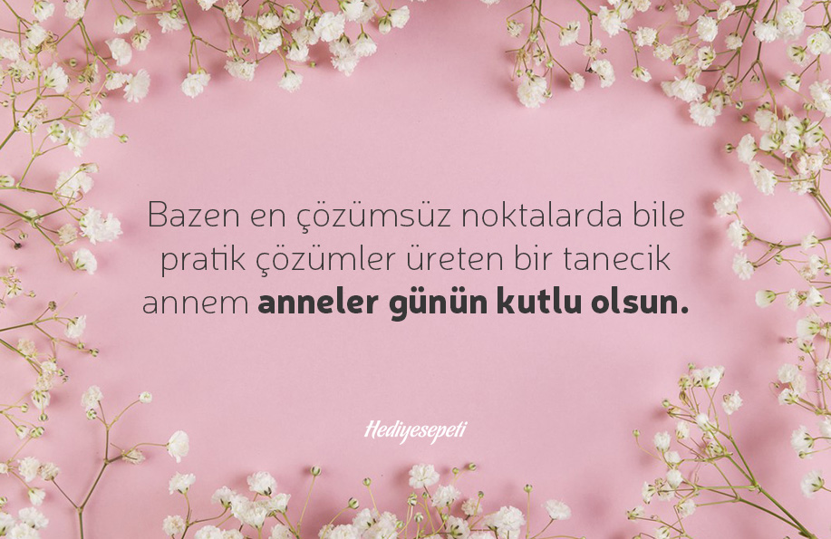 anneler günü resimli mesajı