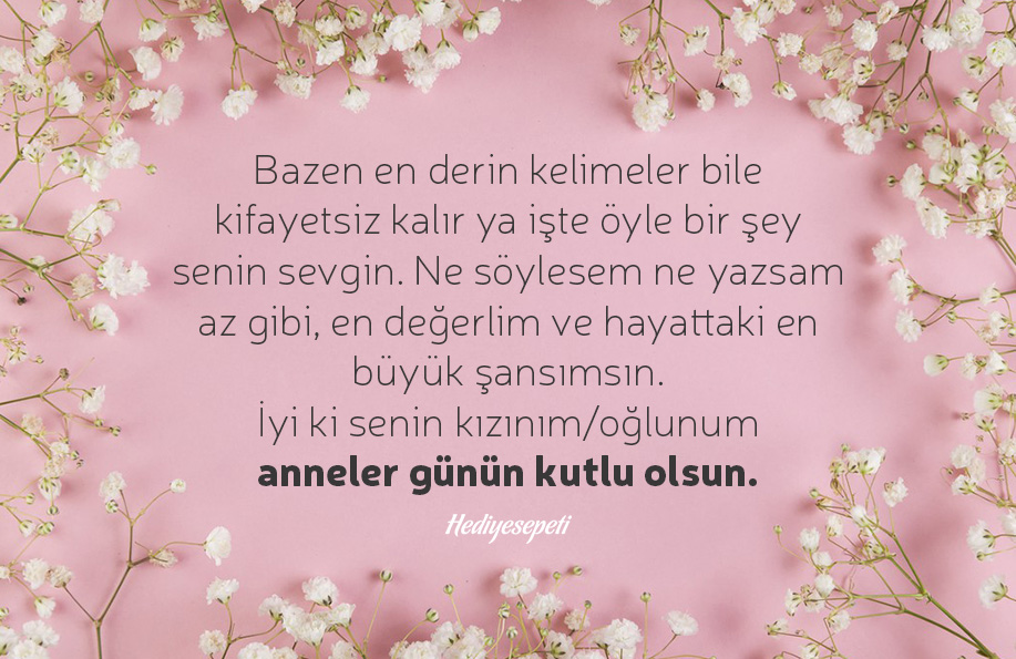 anneler günü resimli mesajı