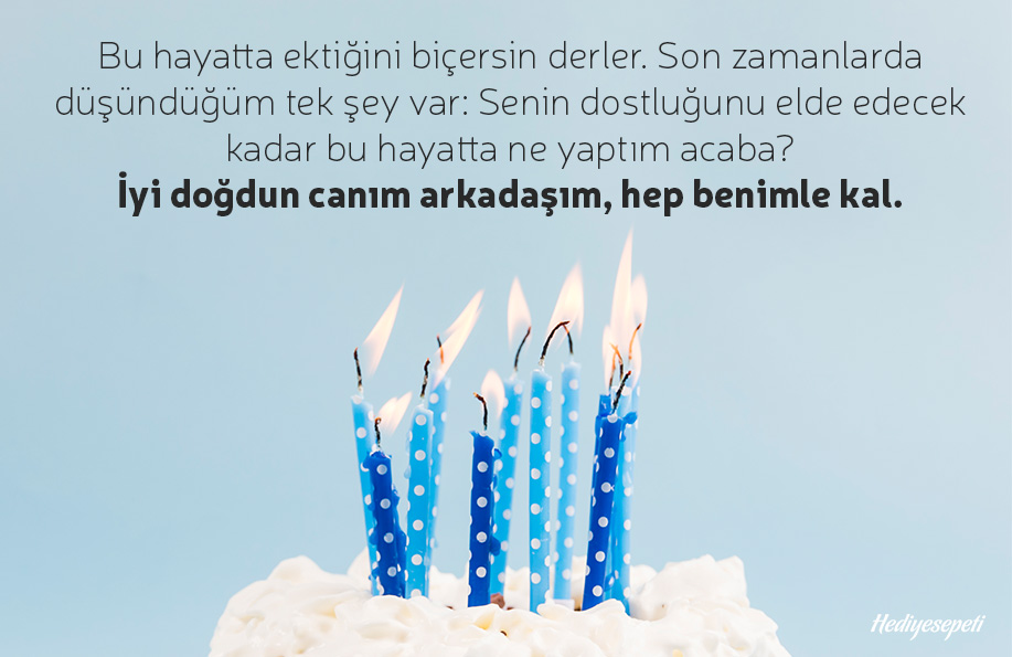 arkadaşa doğum günü mesajları