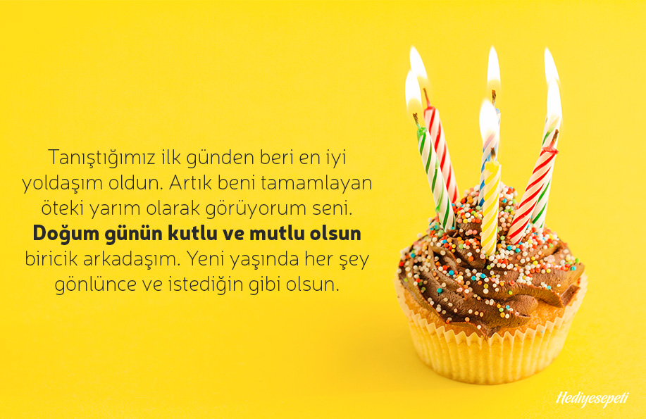 arkadaşa doğum günü sözleri