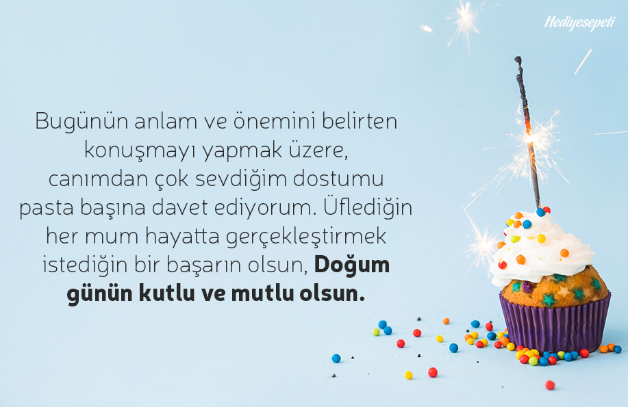 doğum günü mesajı arkadaşa
