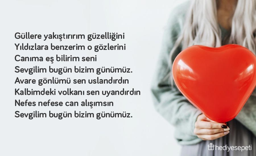 sevgililer günü kısa şiirler