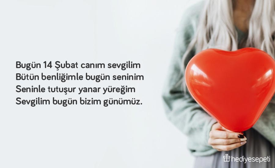 sevgililer günü kısa şiirler