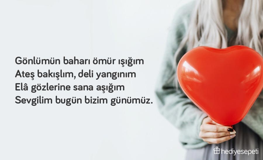 sevgililer günü kısa şiirler