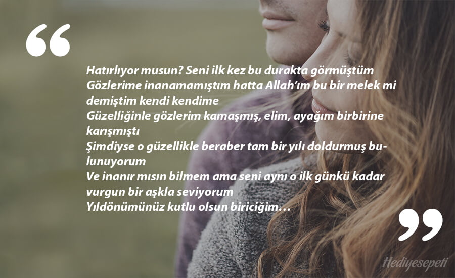 yıldönümü sözleri kısa