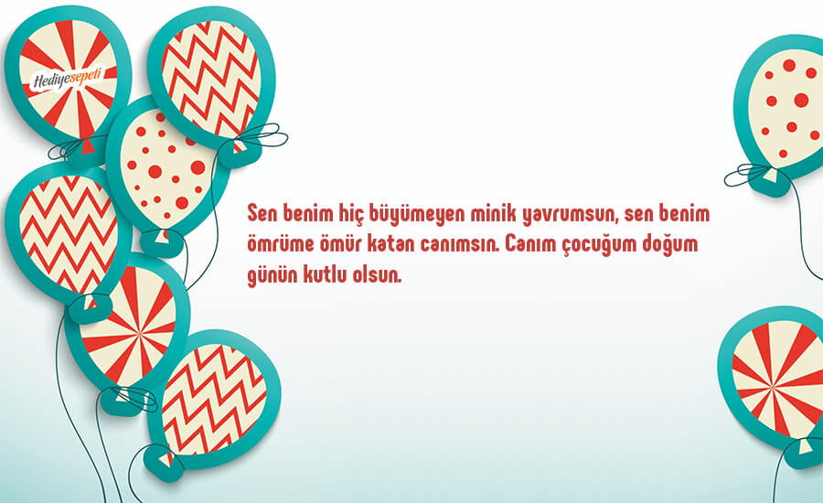 çocuğa doğum günü mesajları 
