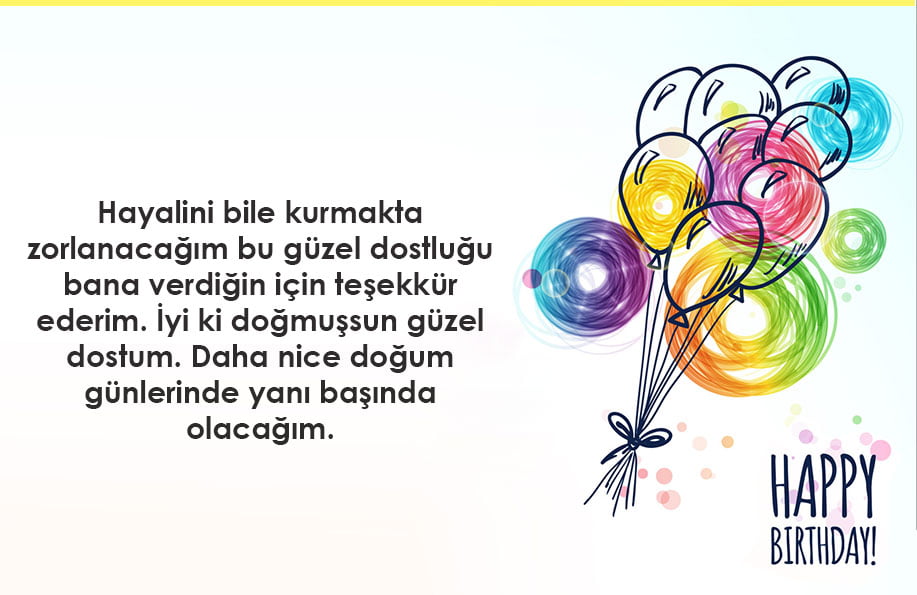 doğum günü kutlama mesajı
