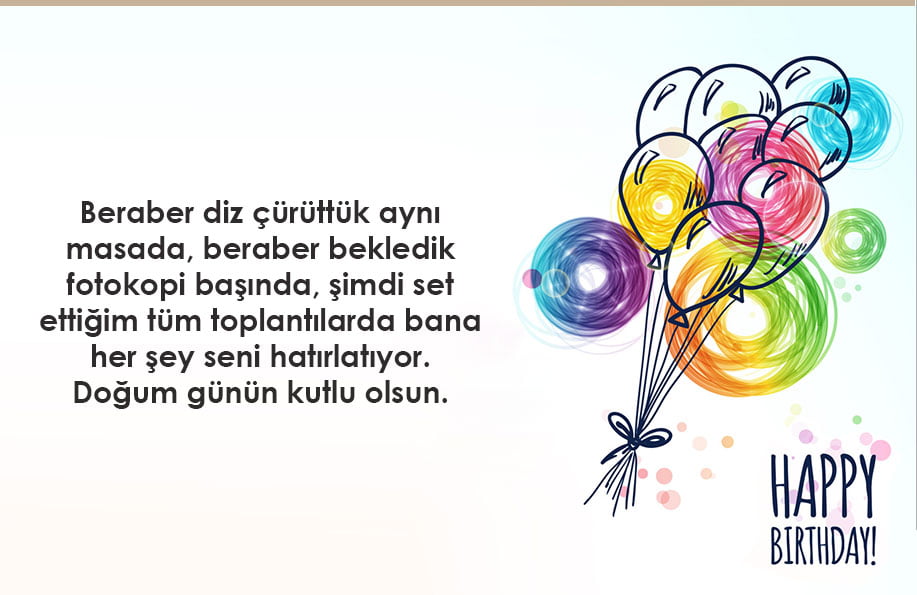 doğum günü kutlama mesajı