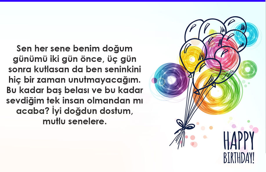 doğum günü kutlama mesajı