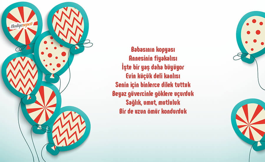 erkek çocuğa doğum günü mesajı