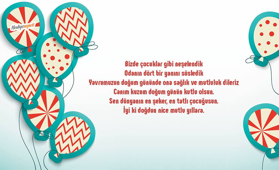 erkek çocuğa doğum günü mesajı
