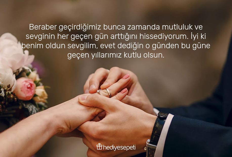 kocaya evlilik yıldönümü sözleri