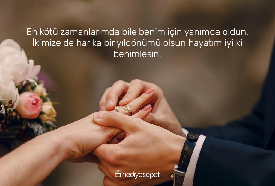 kocaya evlilik yıldönümü sözleri