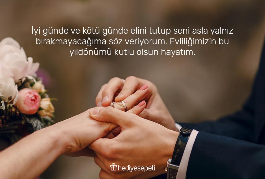 kocaya evlilik yıldönümü sözleri