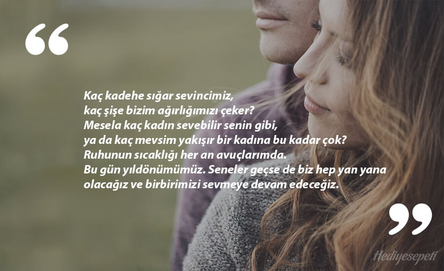 nişan yıldönümü sözleri