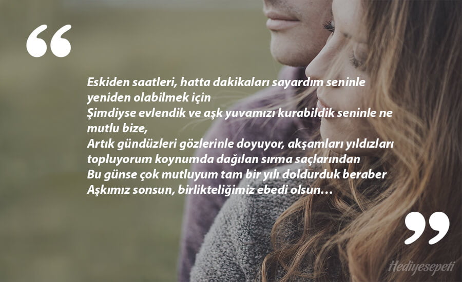 yıldönümü sözleri kısa