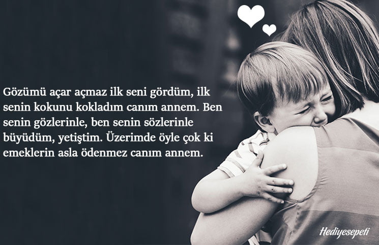 anneye özlem sözleri