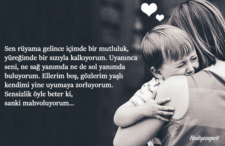 anneye özlem sözleri
