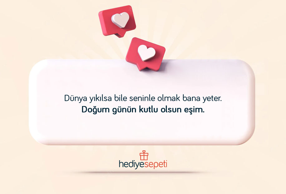 eşime doğum günü mesajı