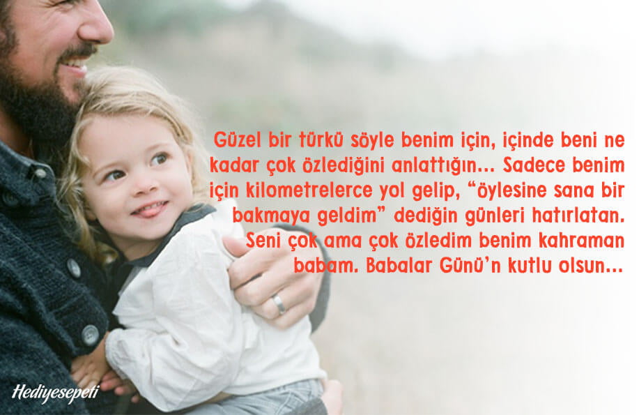 babaya özlem sözleri