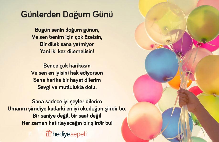 doğum günü şiirleri