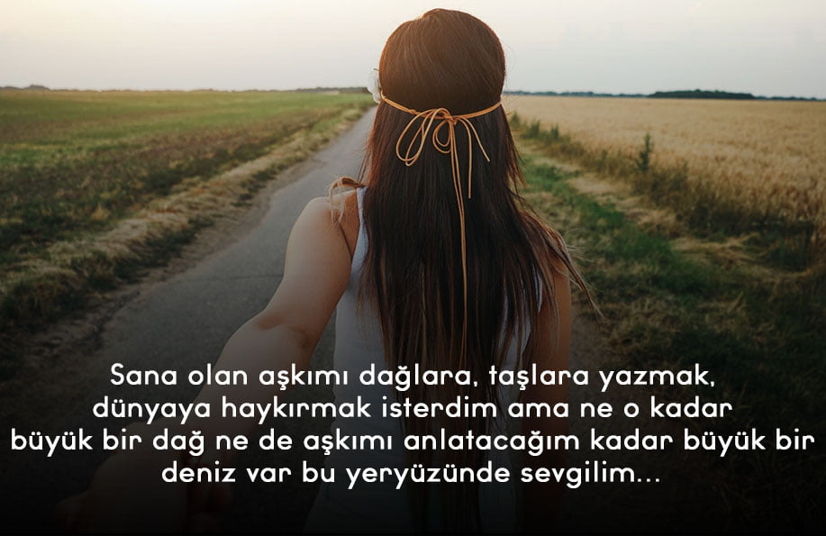sevgiliye mükemmel sözler