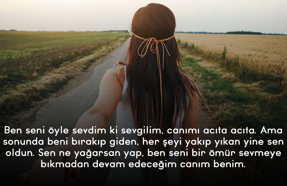 sevgiliye sözler kısa