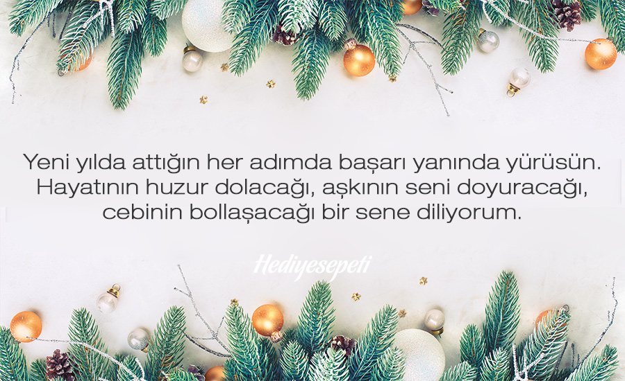yeni yıl mesajı