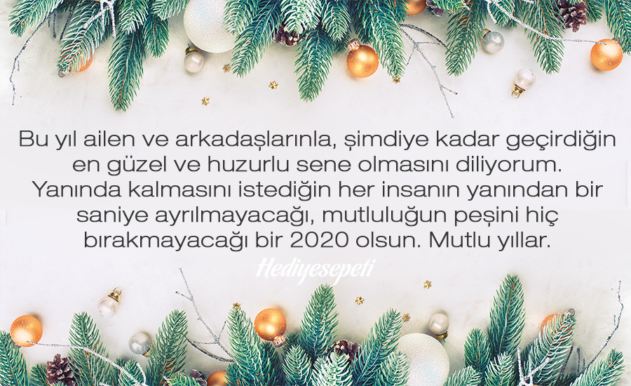 yeni yıl mesajı