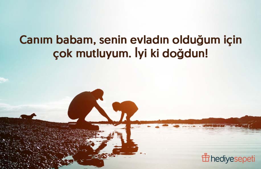 kızdan babaya doğum günü mesajı