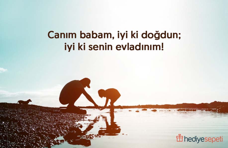 kızdan babaya doğum günü mesajı