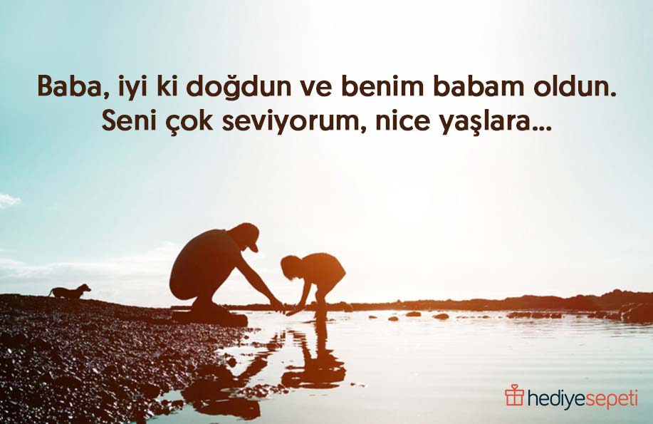 kızdan babaya doğum günü mesajı