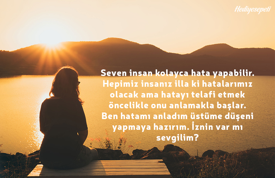 özür dilerim sevgilim