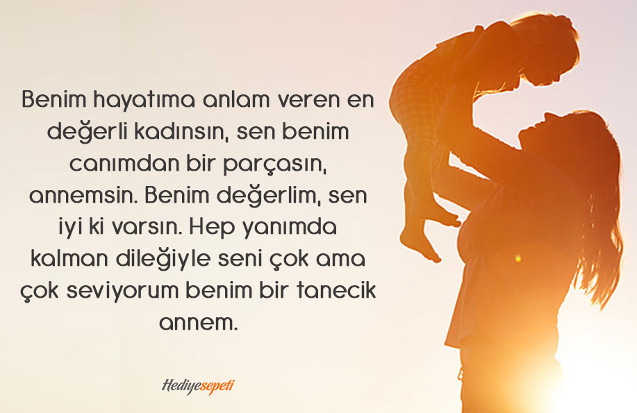 anneler için sözler