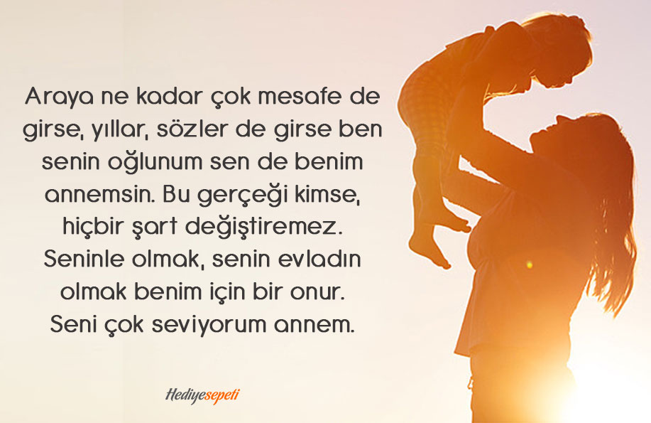 annelerle ilgili sözler