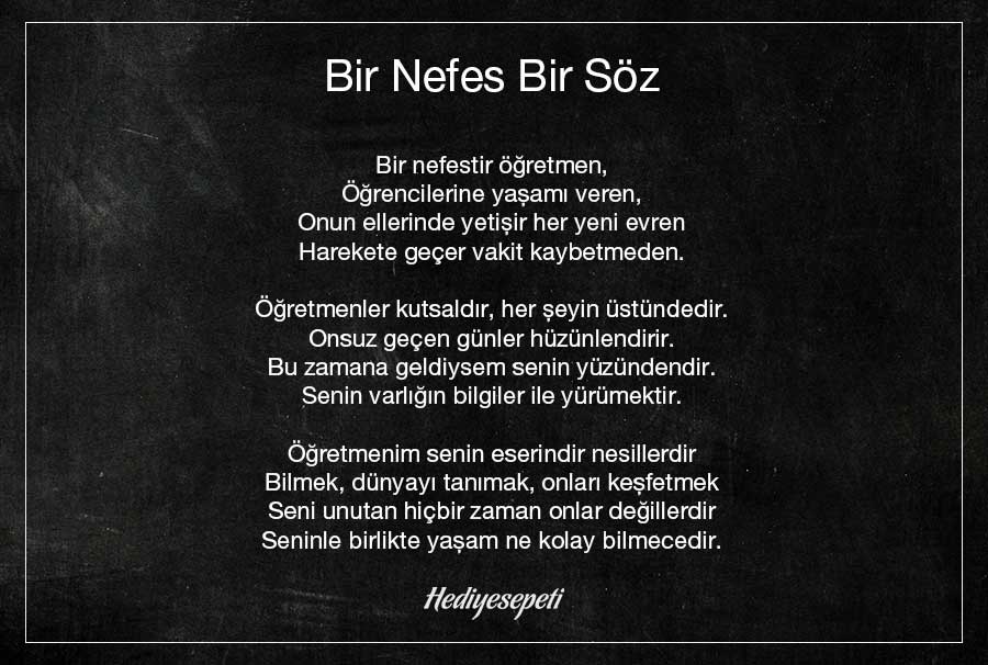 duygusal öğretmenler günü şiirleri