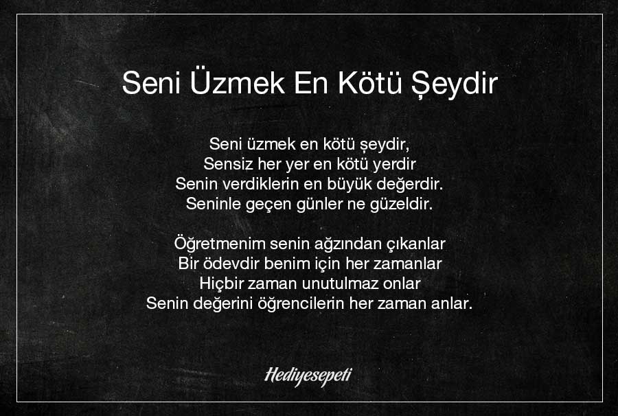 öğretmen şiiri