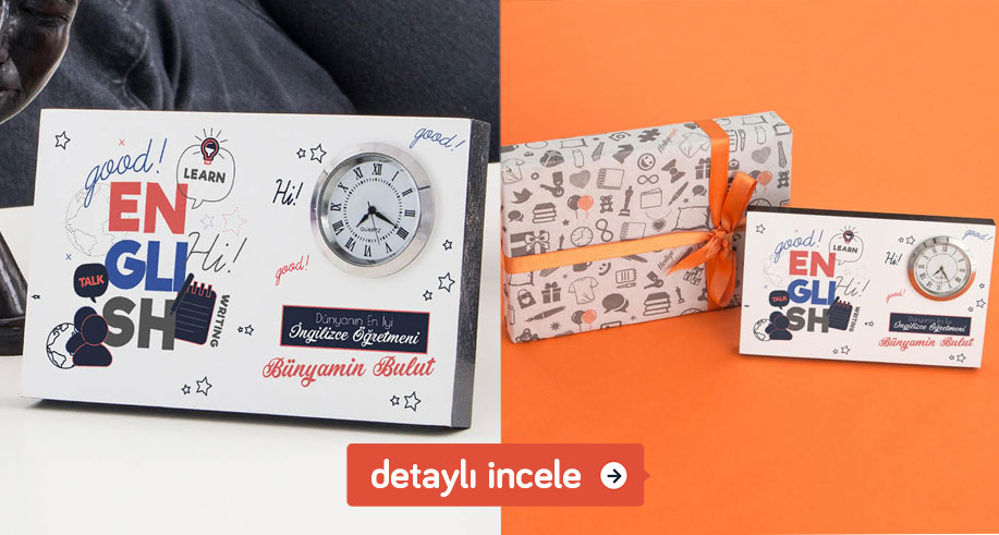 ingilizce öğretmenine hediye fikirleri