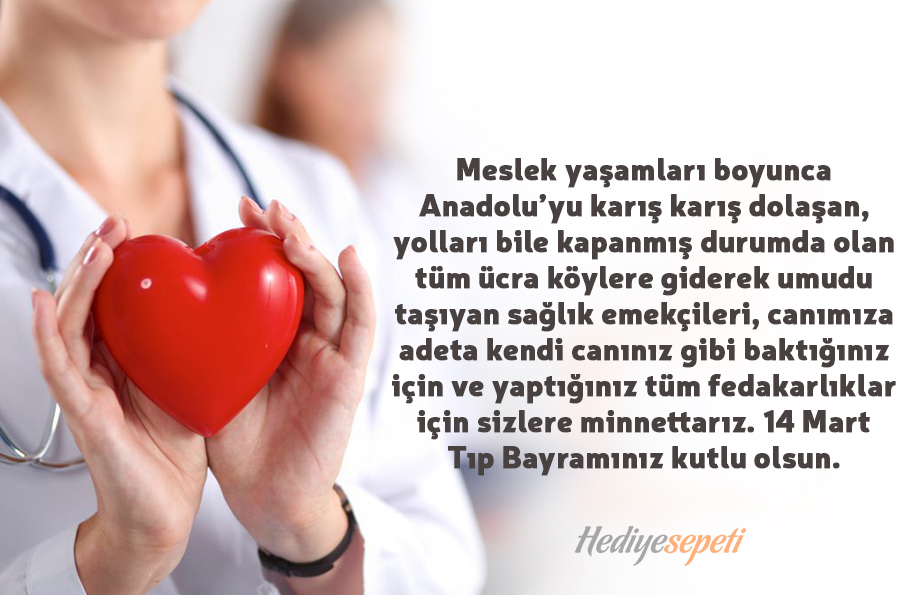 14 mart tıp bayramı mesajları