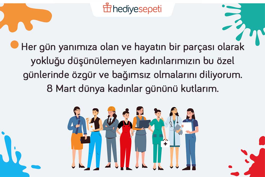 kadınlar günü kutlama mesajları