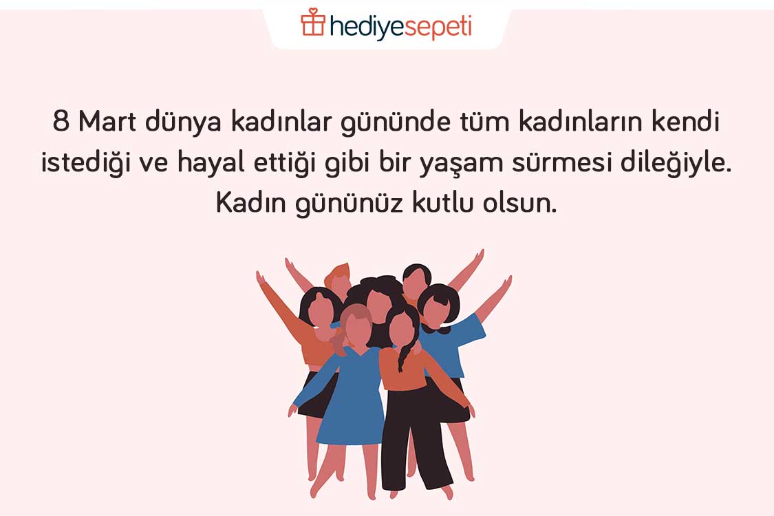 kadınlar günü mesajları