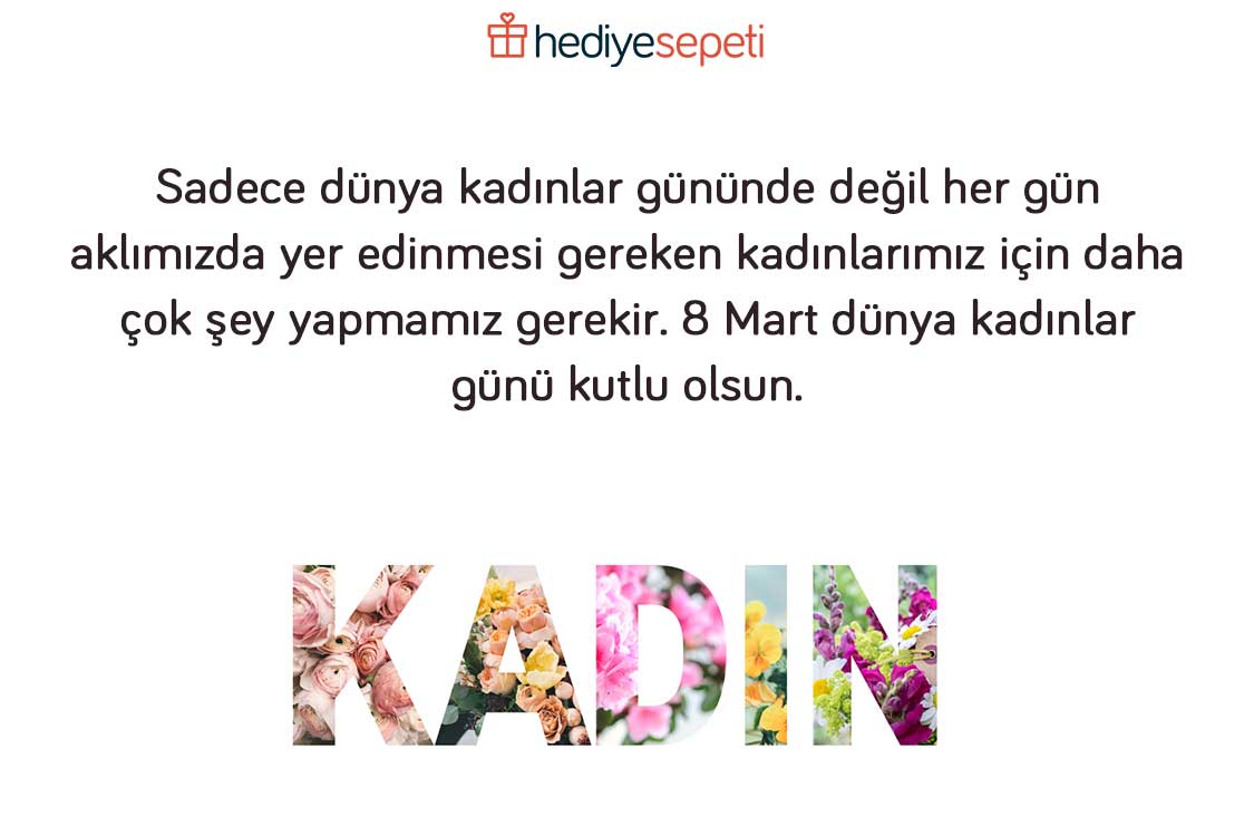 kadınlar günü sözleri