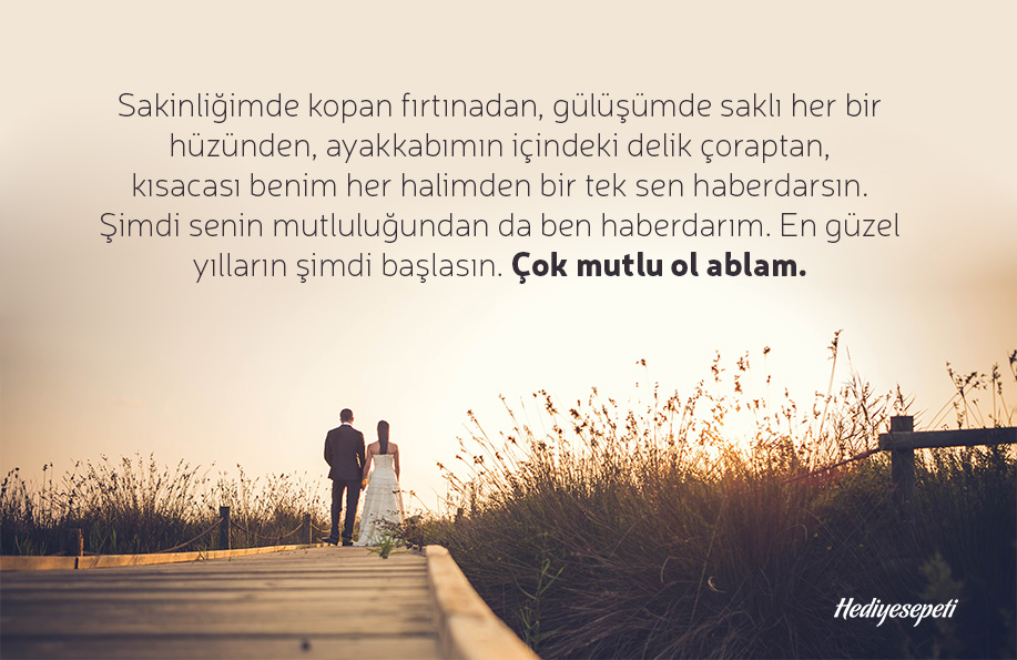 evlilik tebrik mesajı